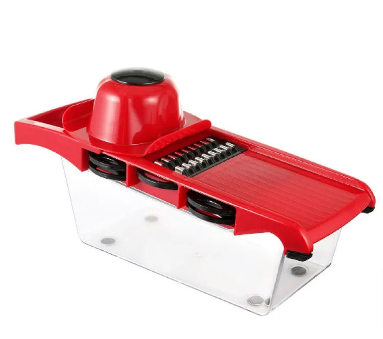 10-in-1 Mandoline Slicer Vegetable Cutter – Stainless Steel Blade Kitchen Tool