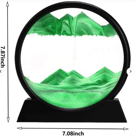 3D Moving Sand Art Lamp – Dynamic Flowing Sand Painting Desk Decor