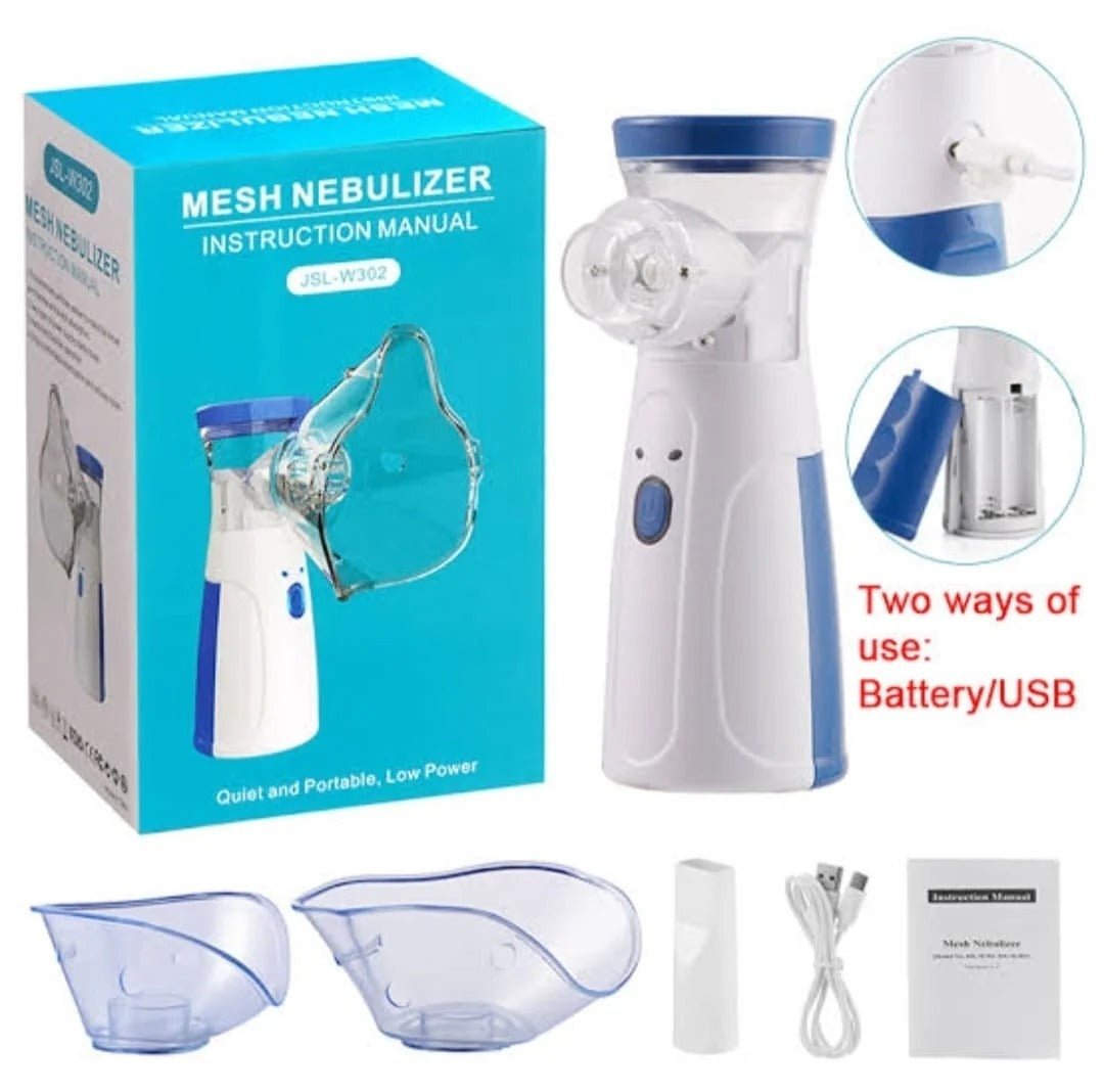 Portable Mesh Nebulizer JSL-W302 – Quiet Low-Power Personal Inhaler