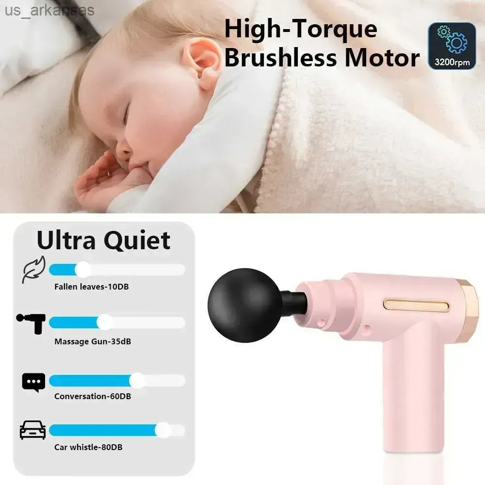 Portable Rechargeable Deep Tissue Massage Gun