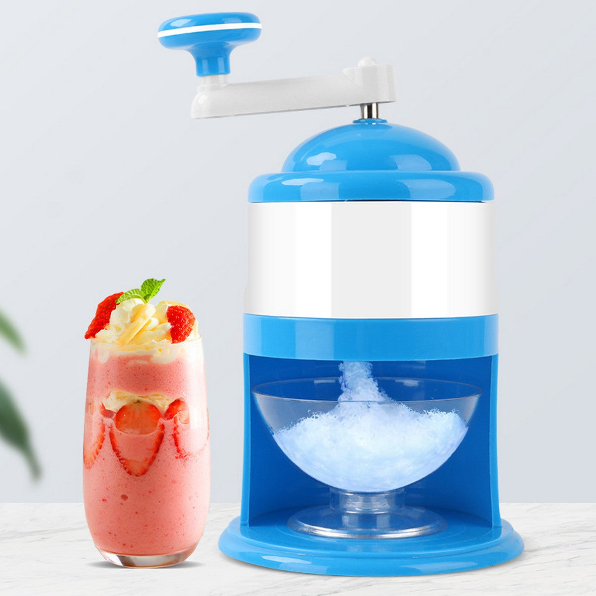 Manual Ice Crusher & Shaver Machine – Gola Ganda Snow Cone Maker