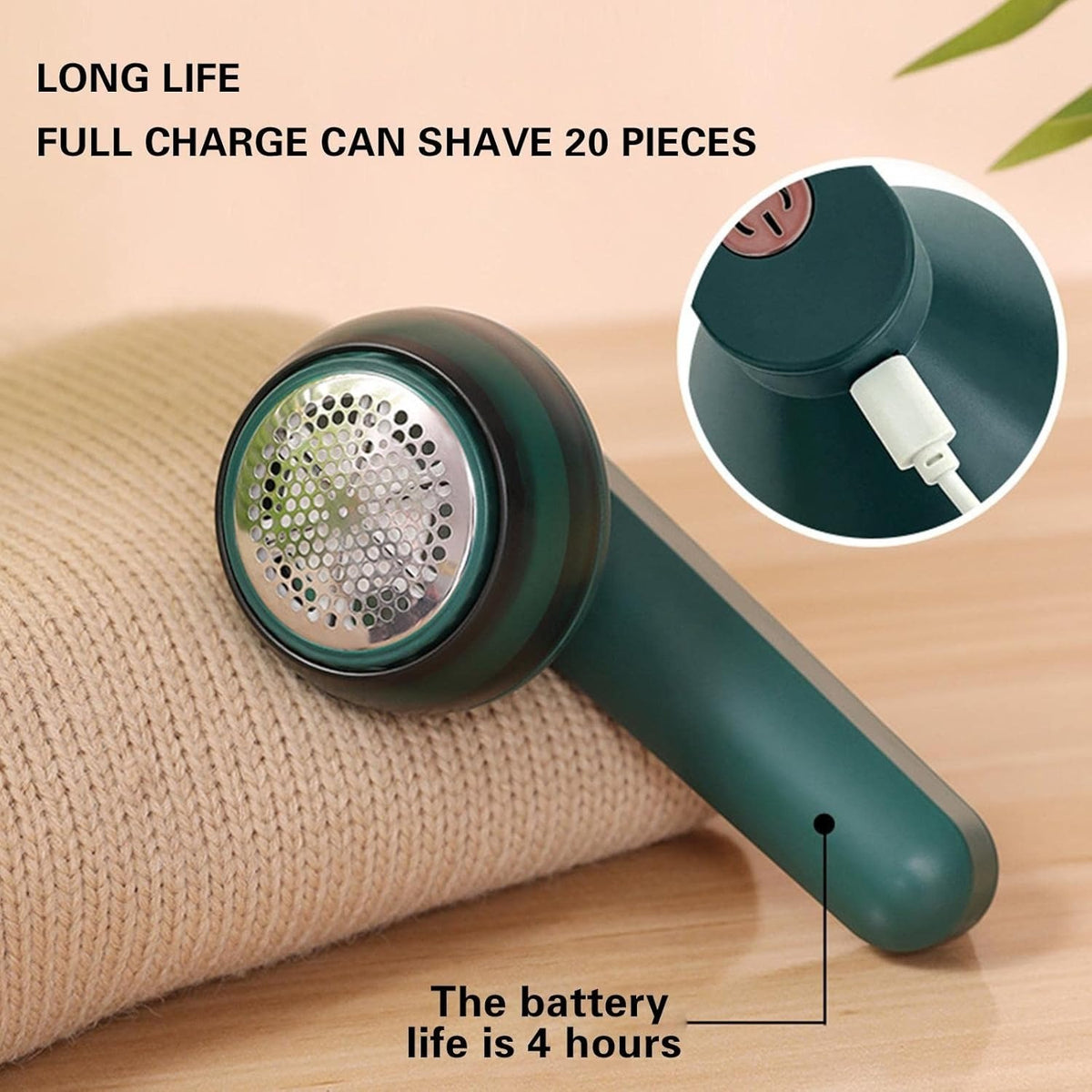 Electric Lint Remover for Clothing – Rechargeable Fabric Shaver & Anti-Pilling Trimmer