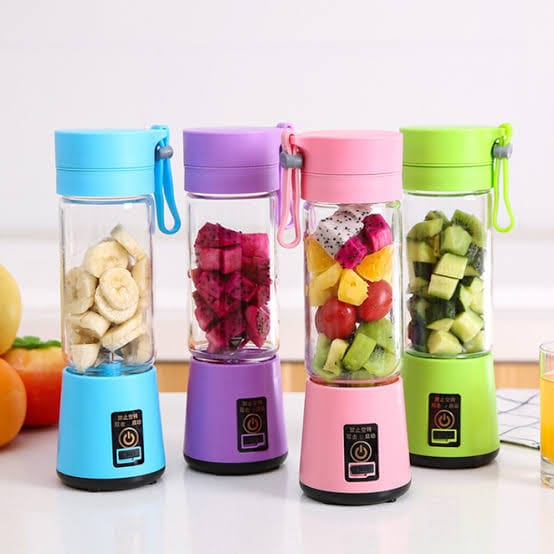 Portable Rechargeable USB Juicer Blender Bottle – Mini Electric Smoothie Maker