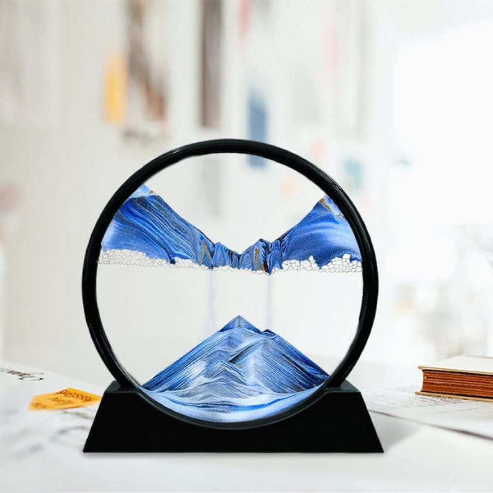 3D Moving Sand Art Lamp – Dynamic Flowing Sand Painting Desk Decor