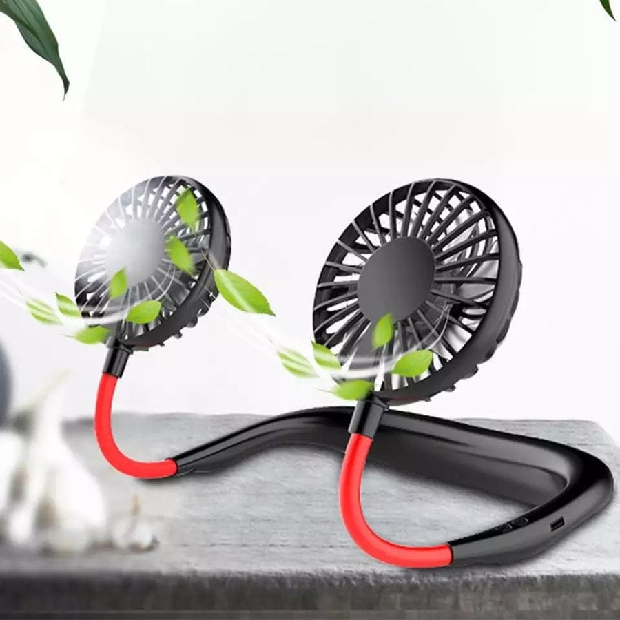 7-Wing Neck Fan – Rechargeable Portable Personal Cooling Fan