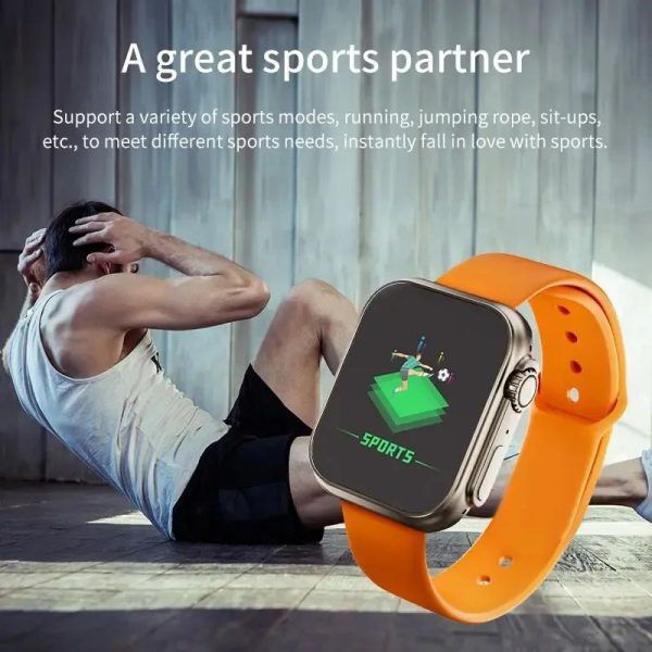 D20 Ultra Smart Watch – Fitness Tracker with Heart Rate & Blood Pressure Monitoring